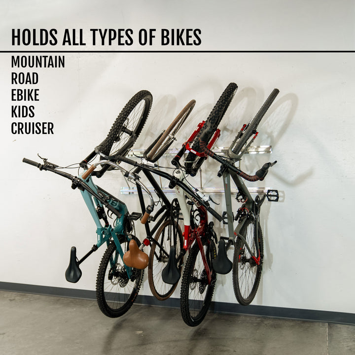 Tilt & Pivot Garage Bike Rack