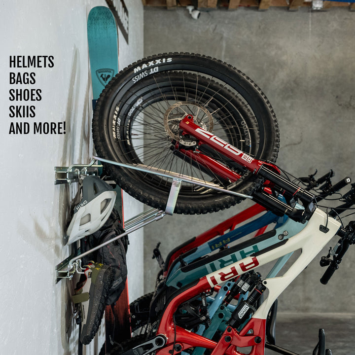 Tilt & Pivot Garage Bike Rack