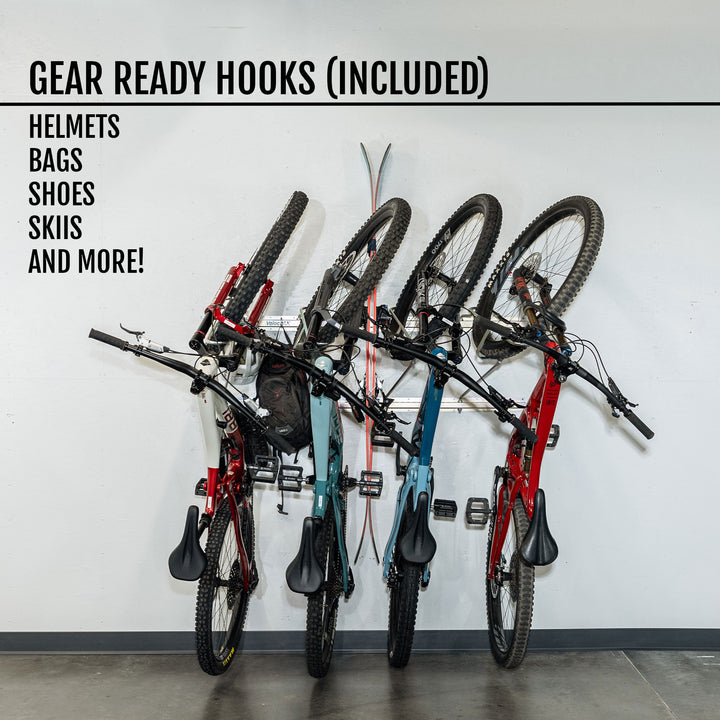 Tilt & Pivot Garage Bike Rack