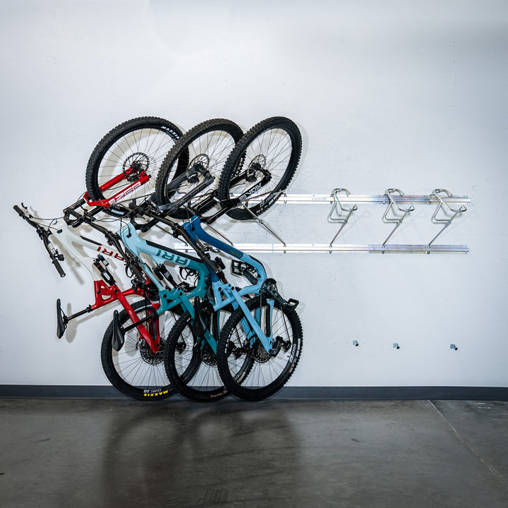 Tilt & Pivot Garage Bike Rack