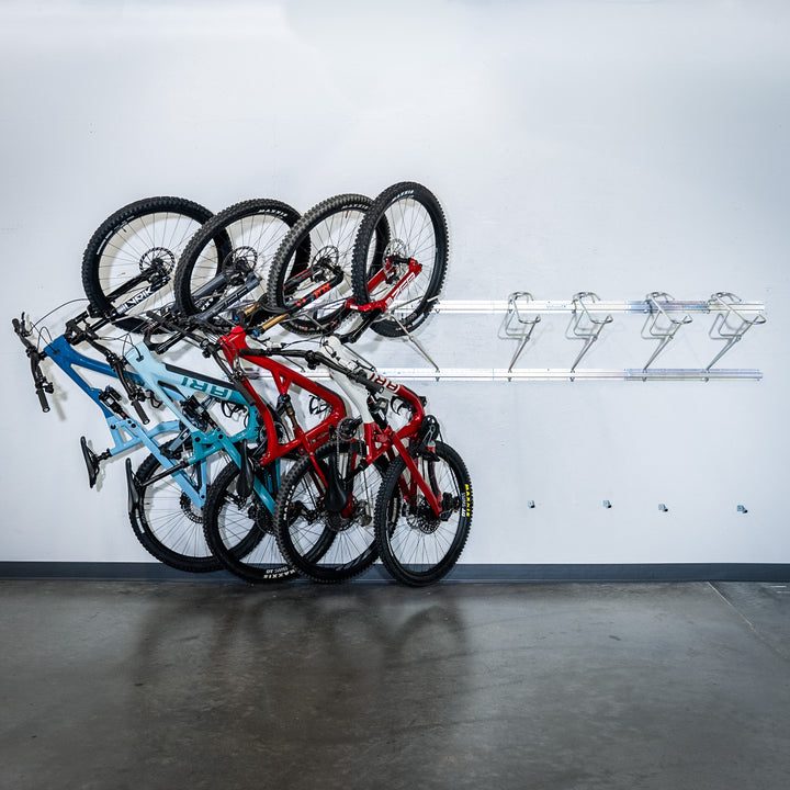 Tilt & Pivot Garage Bike Rack