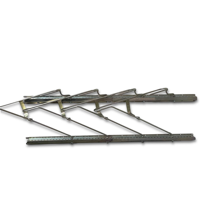 tilt and pivot rack pivoted to wall