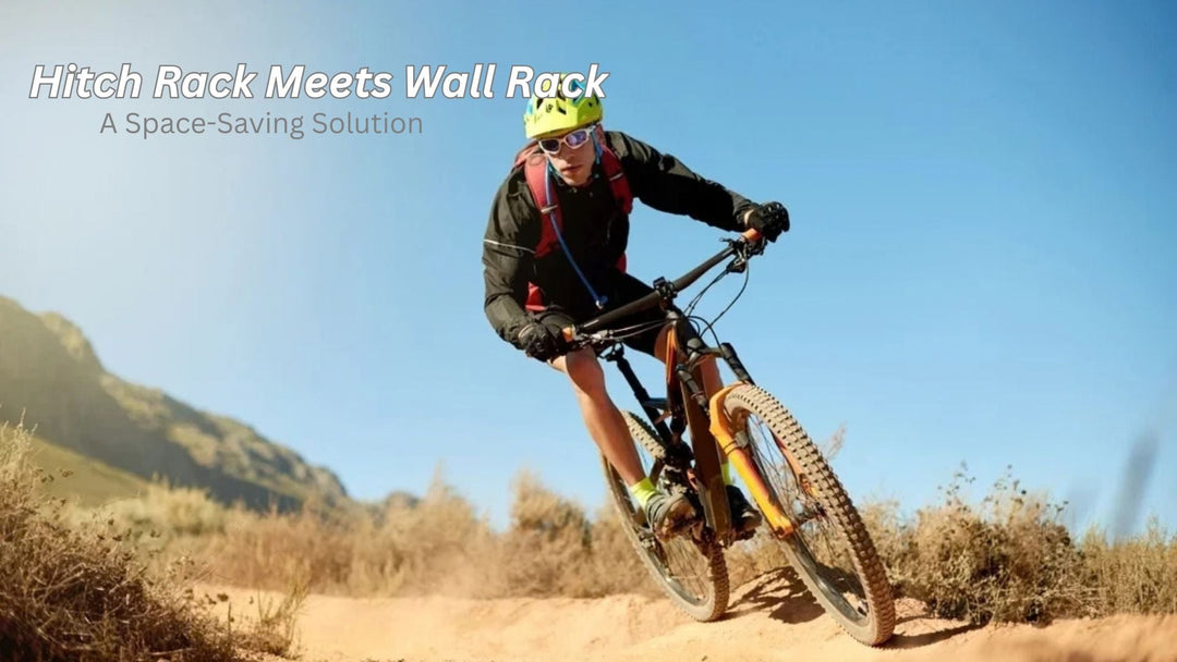 Hitch Rack Meets Wall Bike Rack: A Space-Saving Storage Solution