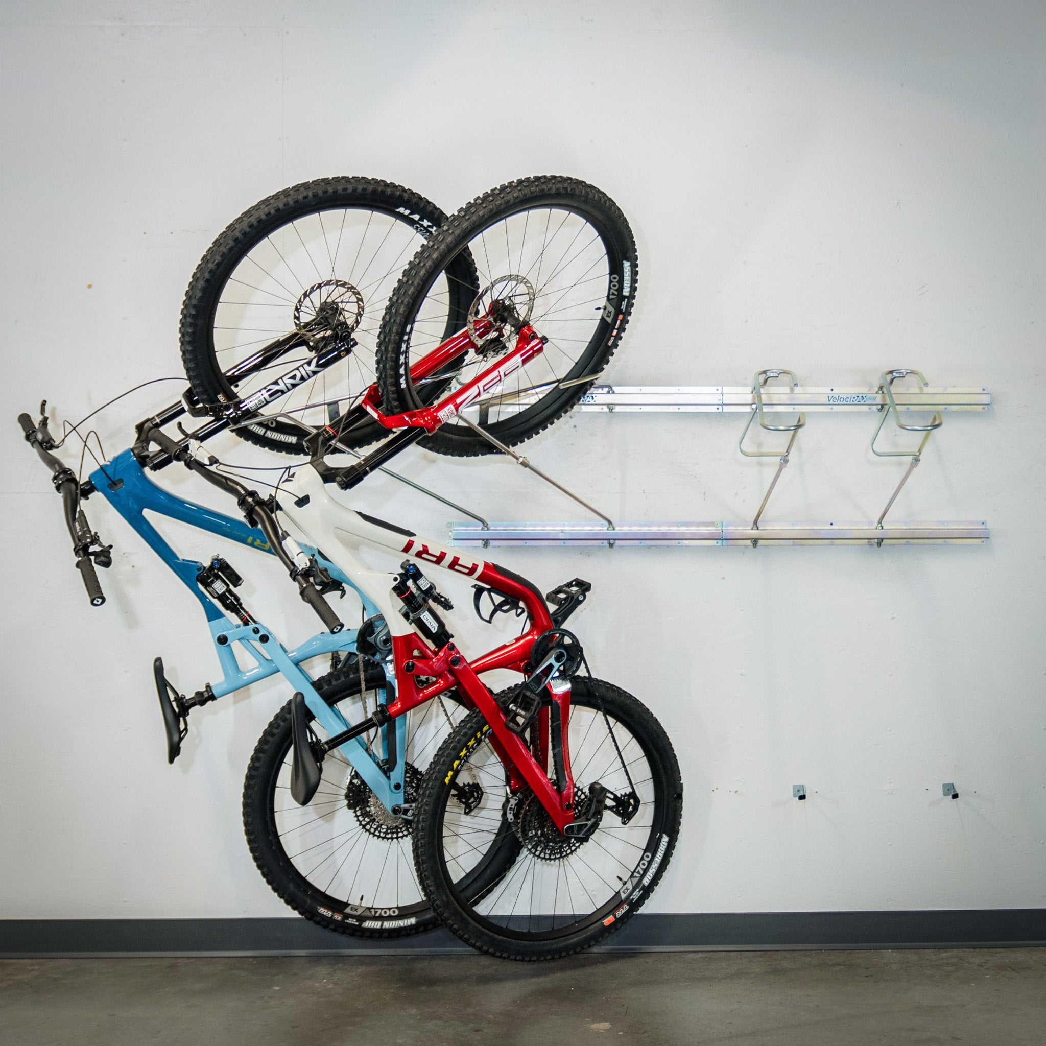 bike storage rack wall