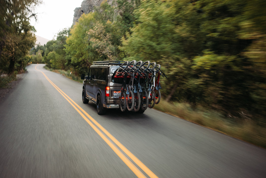 VelociRAX 6 Bike Rack | 6 Bike Hitch Rack | Vertical Bike Rack | Hitch Mount | Garage Mounting Kit