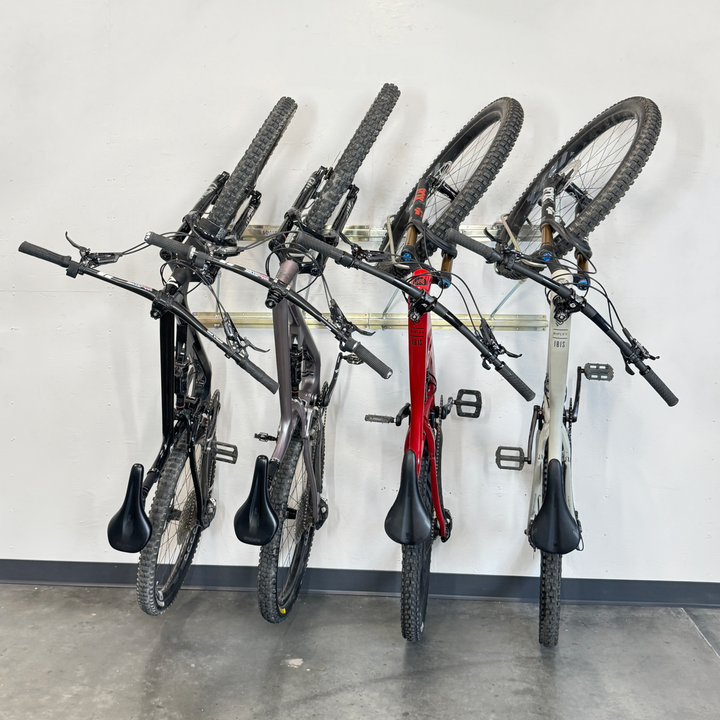 Tilt & Pivot Garage Bike Rack