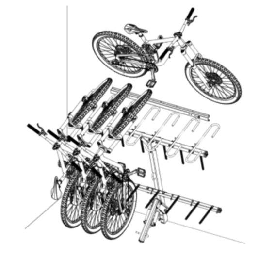 Wall mounted discount bike anchor